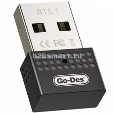 Bluetooth-адаптер Go-Des GD-BT112 черный