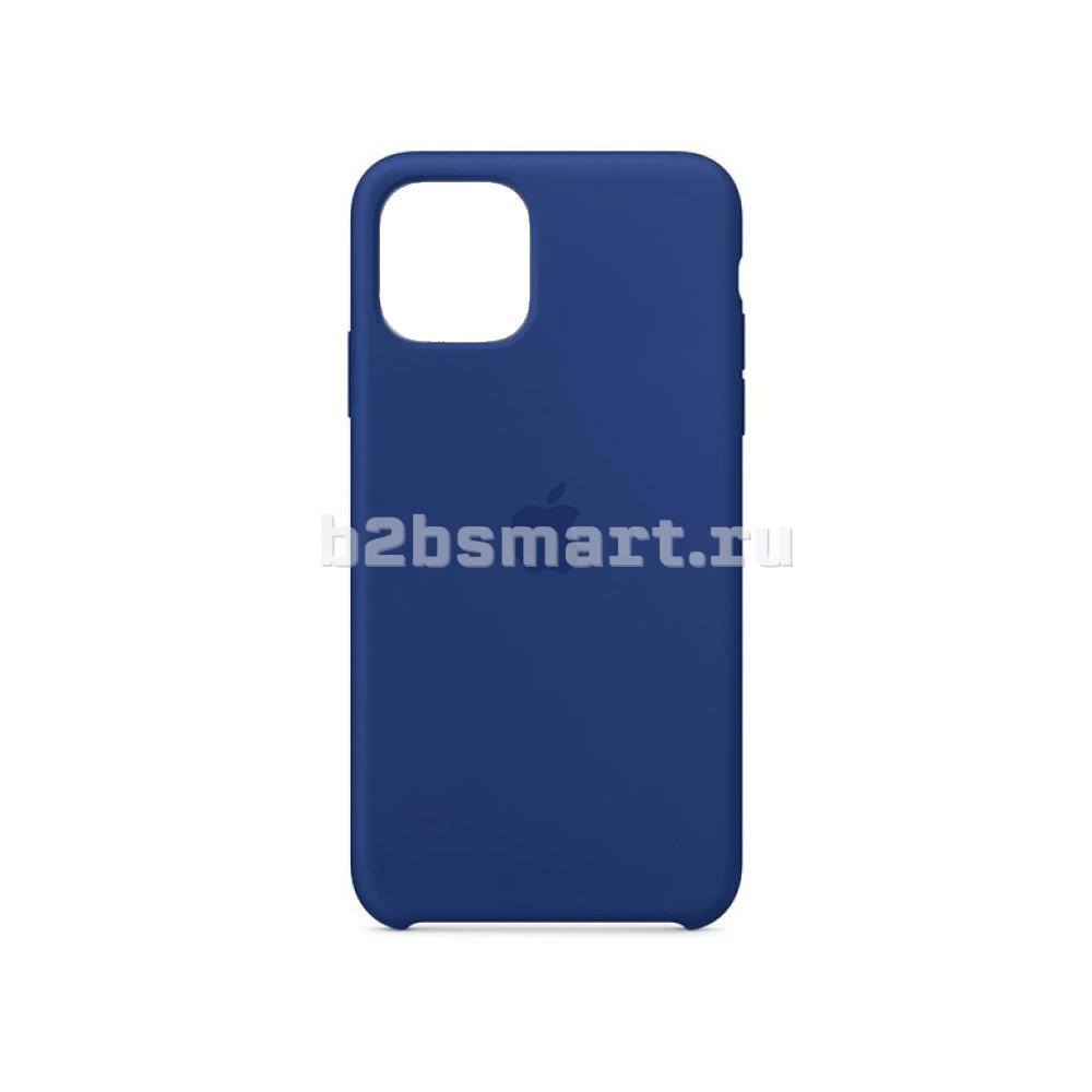 Чехол Apple iPhone 12-ProMax Silicone Case CL2 №38 сапфирово-синяя