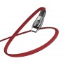 Кабель USB - Type-C Hoco U70 (красный; 1.2 м; 2400 mA; Ткань)