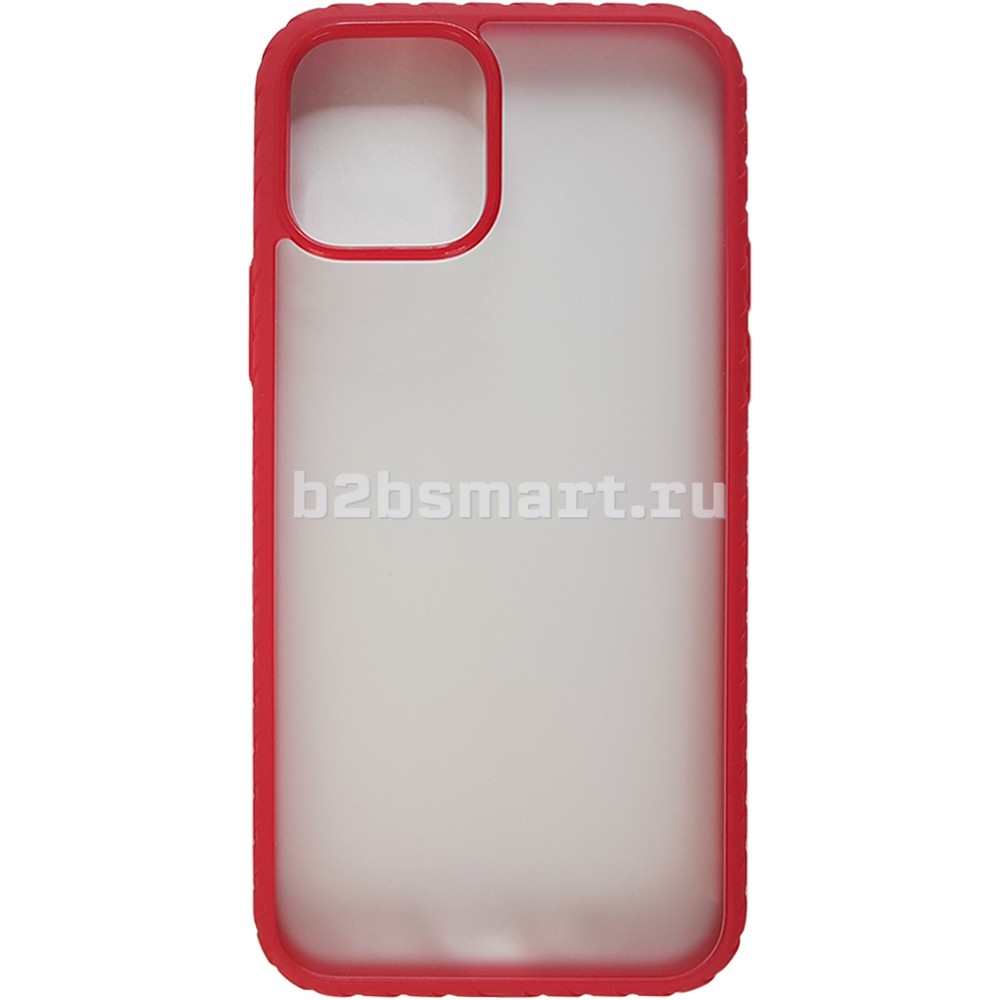 Чехол Apple iPhone 12/12-Pro Memumi Weave красная