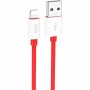 Кабель USB - Lightning Hoco X87 (красный; 1 м; 2,4 A; Силикон)