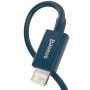 Кабель USB-A - L Baseus Superior (2 м; TPE; синий)