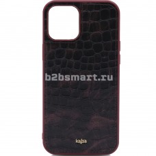 Чехол Apple iPhone 12-ProMax Kajsa Stone красная