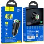 АЗУ Hoco NZ6 (черный; 1U+2C; 45W; QC 3.0/PD; кабель: нет)