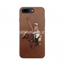 Чехол Apple iPhone XS Max Polo Jockey коричневая