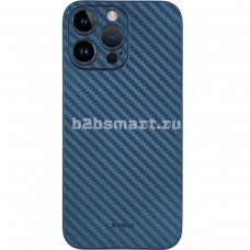 Чехол Apple iPhone 15 Pro K-DOO AIR Carbon синяя