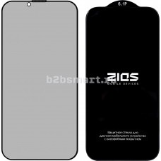 Защитное стекло ZiQS Shadow для iPhone 13/13 Pro/14; анти-шпион