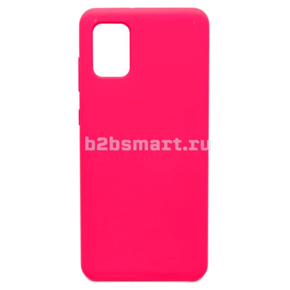 Чехол Samsung A31 2020 New Матовый розовый