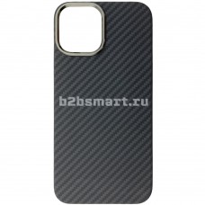 Чехол Apple iPhone 13 K-DOO Kevlar карбон черная