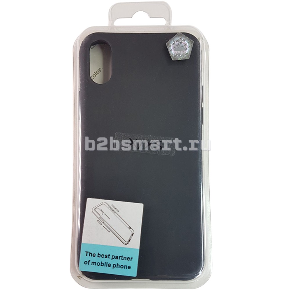Чехол Apple iPhone X New color черный