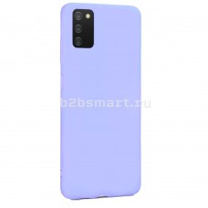 Чехол Samsung A02S 2020 New Матовый сиреневый