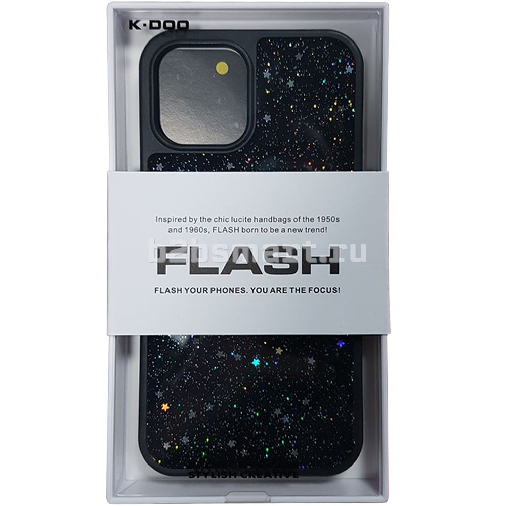 Чехол Apple iPhone 12-ProMax K-DOO Flash черная