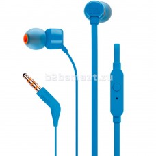 Наушники-вкладыши Jack 3.5" JBL T110 синяя