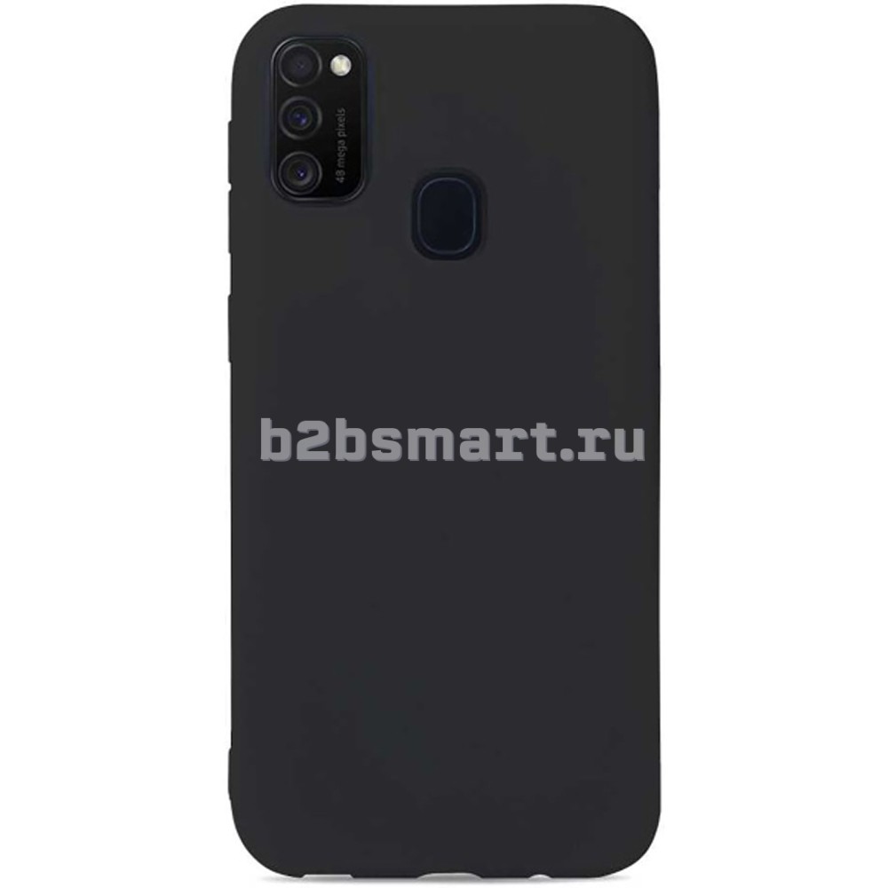 Чехол Samsung A21S 2020 New Матовый черный