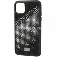 Чехол Apple iPhone 12-Mini Bling World Rainbow черная