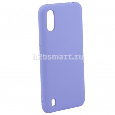 Чехол Samsung A01 2020 New Матовый сиреневый