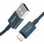 Кабель USB-A - L Baseus Superior (2 м; TPE; синий)