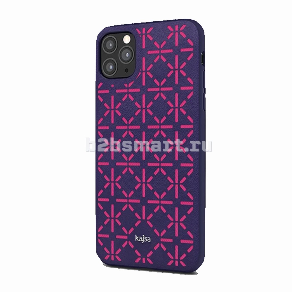 Чехол Apple iPhone 12-Mini Kajsa Monok сине-розовая