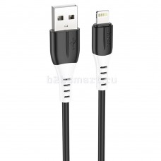 Кабель USB - Lightning Hoco X82 (черный; 1 м; 2,400 mA; Силикон)