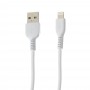 Кабель USB - Lightning Hoco X20 (белый; 3 м; 2000 mA; ПВХ)