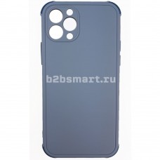 Чехол Apple iPhone 12 Pro матовый с углами серый