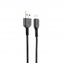 Кабель USB - Lightning Hoco X20 (черный; 3 м; 2400 mA; ПВХ)