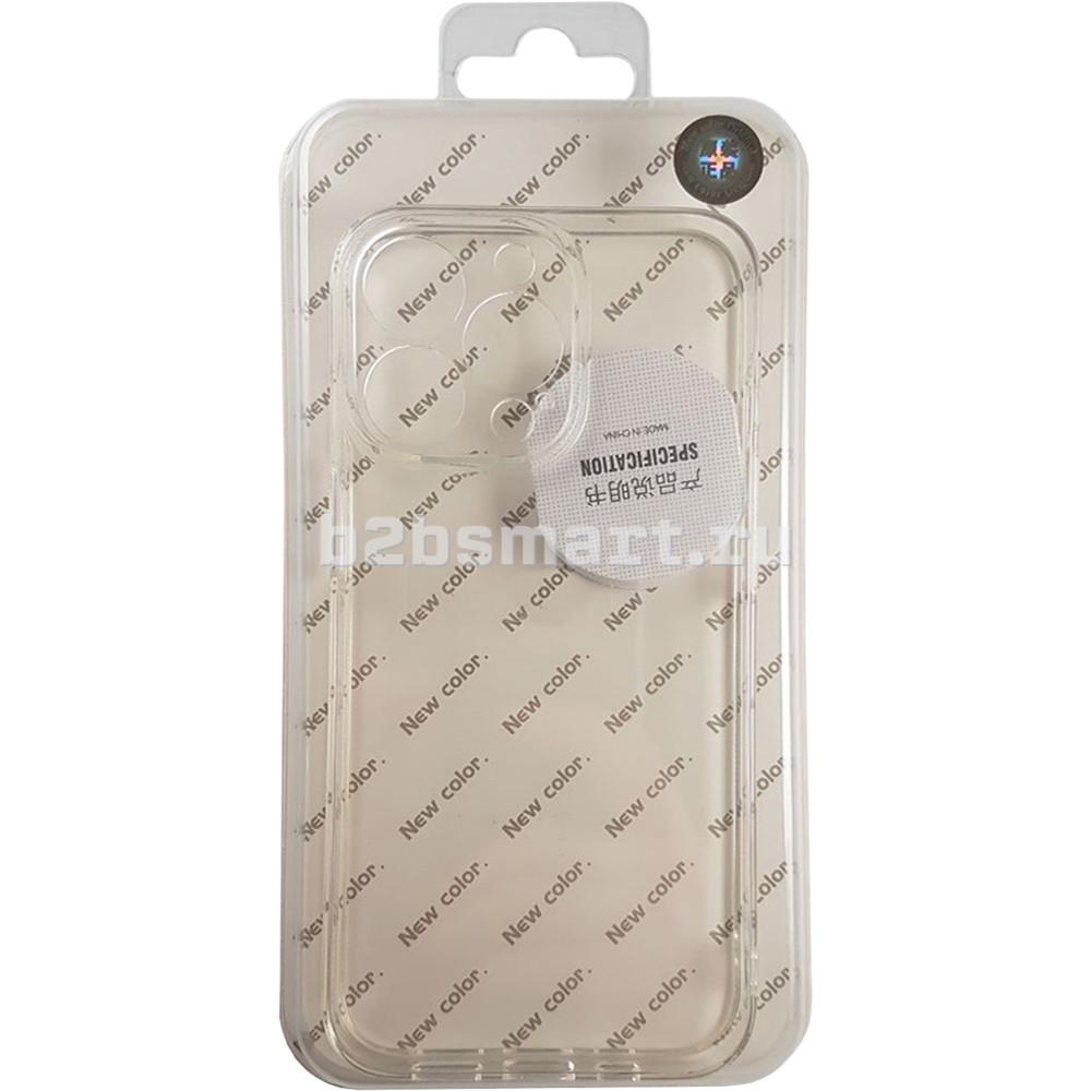 Чехол Apple iPhone 15 Pro Max New color прозрачный