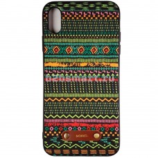 Чехол Apple iPhone XS Max Mokka Ethnic зеленая