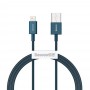 Кабель USB - Lightning Baseus Superior CALYS-A03 (синий; 1 м; 2,4 A; TPE)