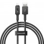 Кабель USB - Lightning Baseus Unbreakeable P10355802111-00 (черный; 1 м; 2400 mA; Нейлон)