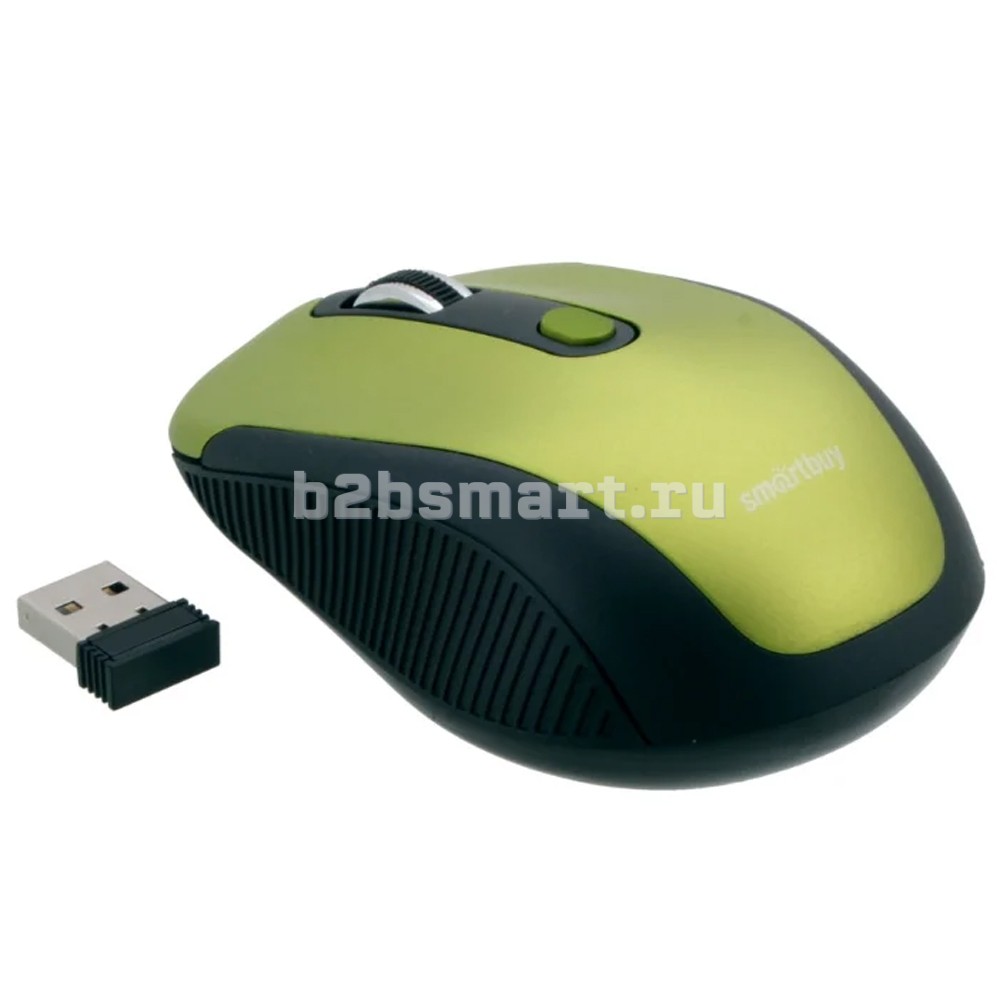 Мышь SmartBuy SBM-357AG-FG беспроводная зеленая