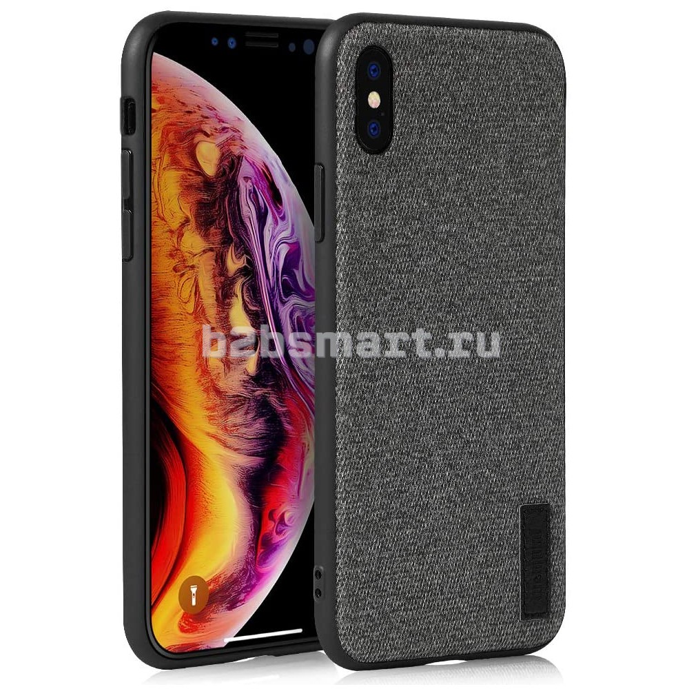 Чехол Apple iPhone XS Max Memumi Invar серый