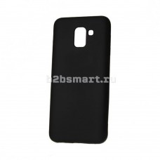 Чехол Samsung J600 J6 2018 Silicone Cover черный