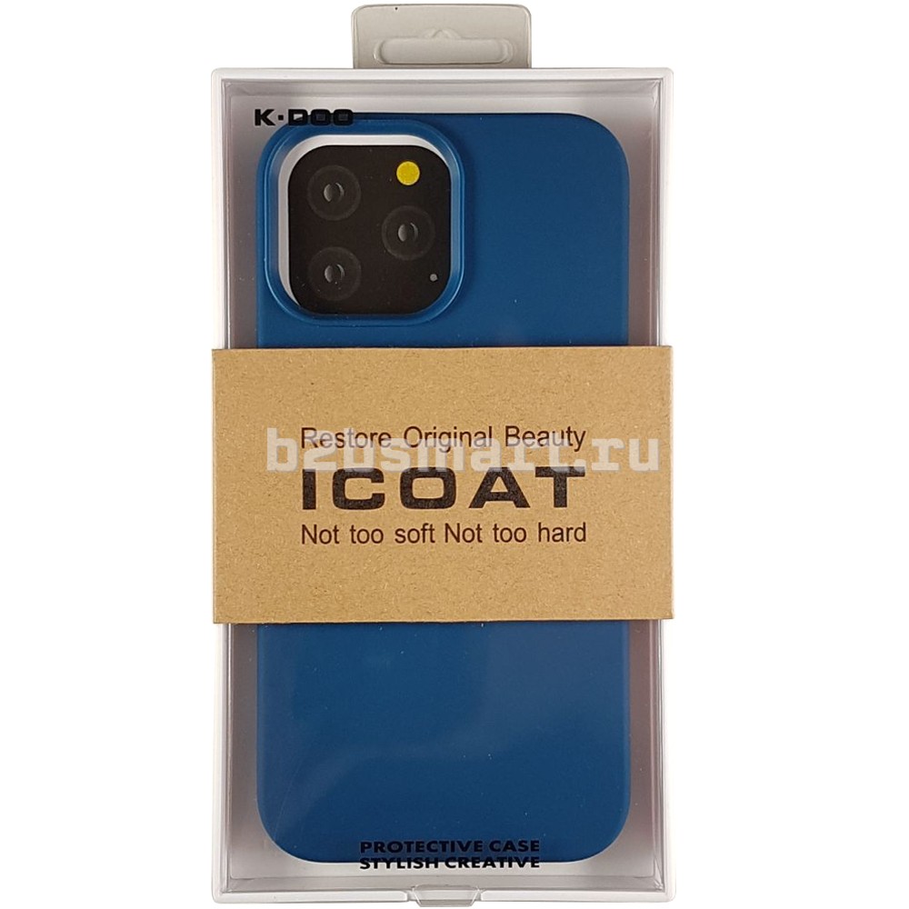 Чехол Apple iPhone 13 Pro K-DOO Icoat синяя