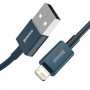 Кабель USB-A - L Baseus Superior (1 м; TPE; синий)