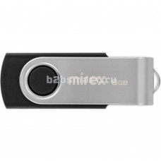 USB 8GB Mirex SWIVEL RUBBER черный
