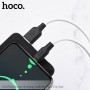 Кабель USB - Type-C Hoco X21 Plus (белый; 1 м; 3000 mA; Силикон)