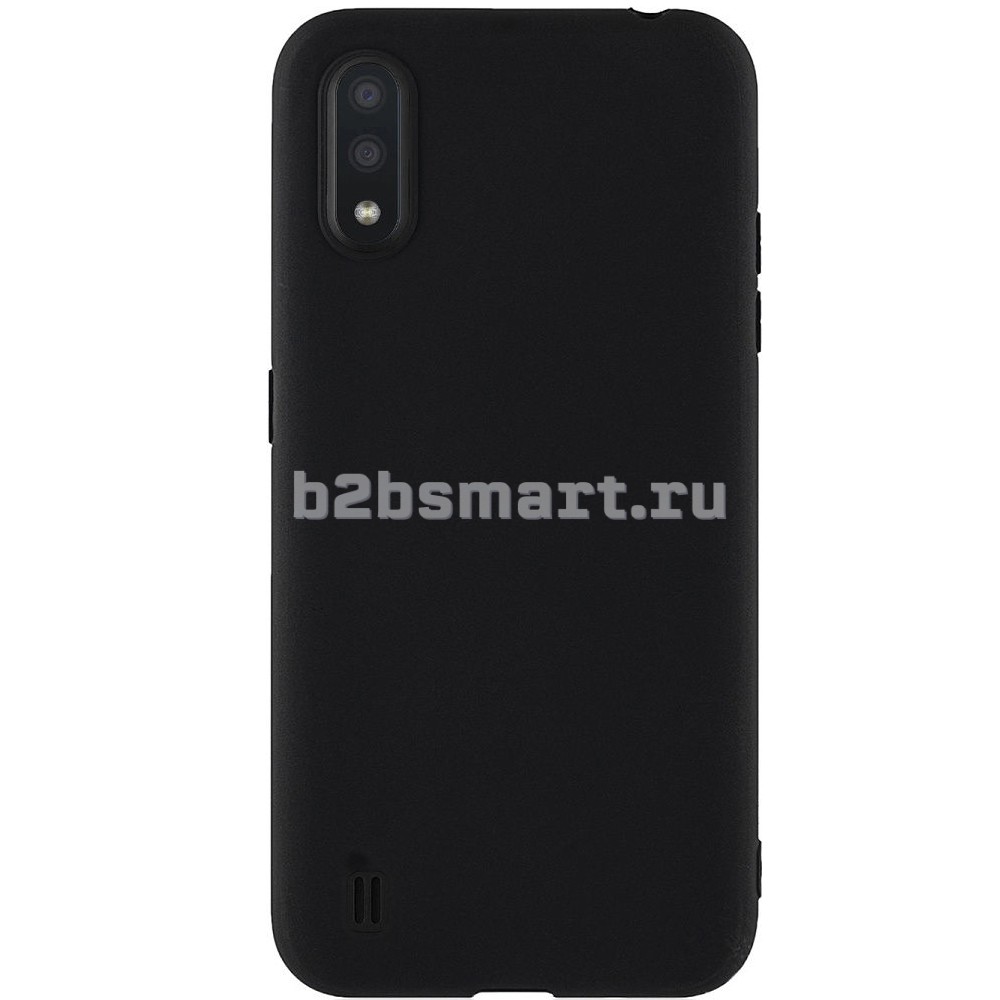 Чехол Samsung M01 2020 New Матовый черный