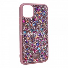 Чехол Apple iPhone 12/12-Pro Bling World Stone розовая