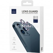 Защитные линзы на камеру Apple iPhone 14Pro/14Pro Max Wiwu фиолетовые