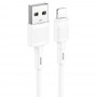 Кабель USB - Lightning Hoco X83 (белый; 1 м; 2,4 A; ПВХ)