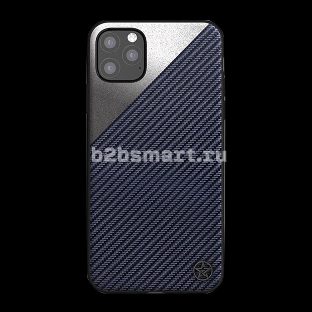 Чехол Apple iPhone 11 Pro Max Kajsa Carbon синяя