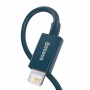 Кабель USB-A - L Baseus Superior (1 м; TPE; синий)