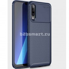 Чехол Samsung A30S/A50/A50S 2019 Autofocus карбон синий