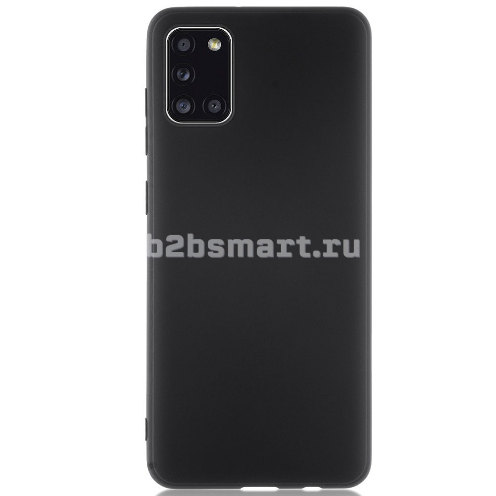Чехол Samsung A31 2020 New Матовый черный