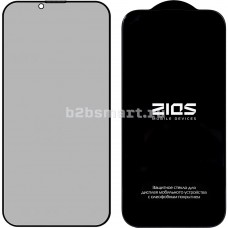 Защитное стекло ZiQS Secret iPhone 15 Pro Max; анти-шпион