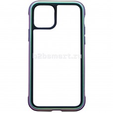 Чехол Apple iPhone 12-ProMax K-DOO Ares зелено-фиолетовая