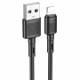 Кабель USB - Lightning Hoco X83 (черный; 1 м; 2,4 A; ПВХ)