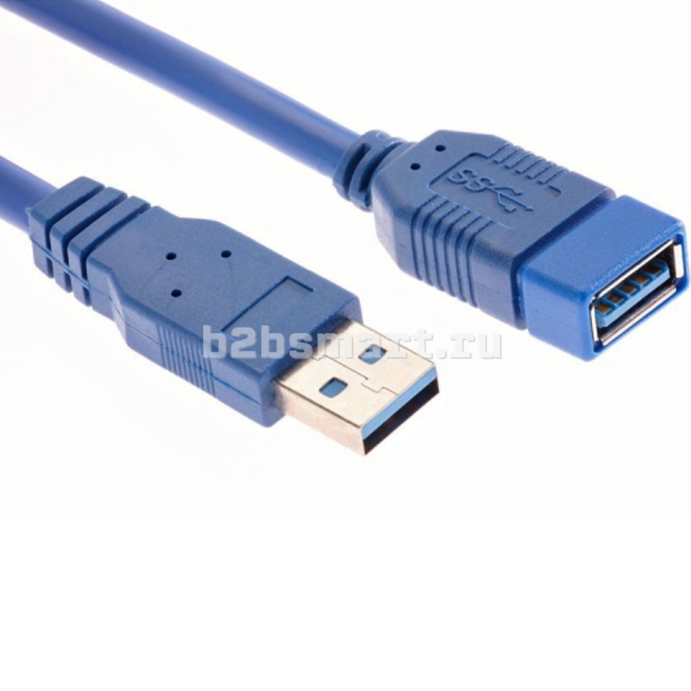Кабель AM-AF Telecom TUS706 (черный; USB3.0; 1.8 м)