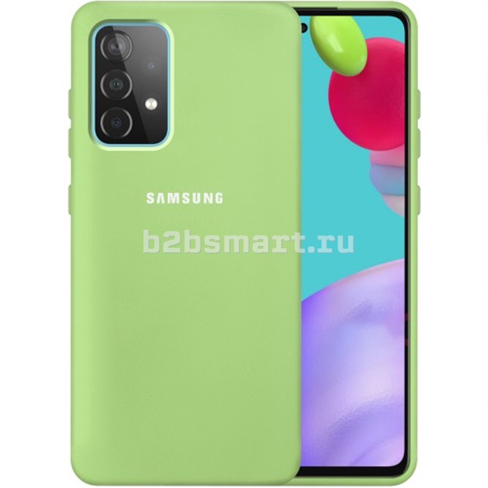 Чехол Samsung A52 2021 New Матовый зеленый